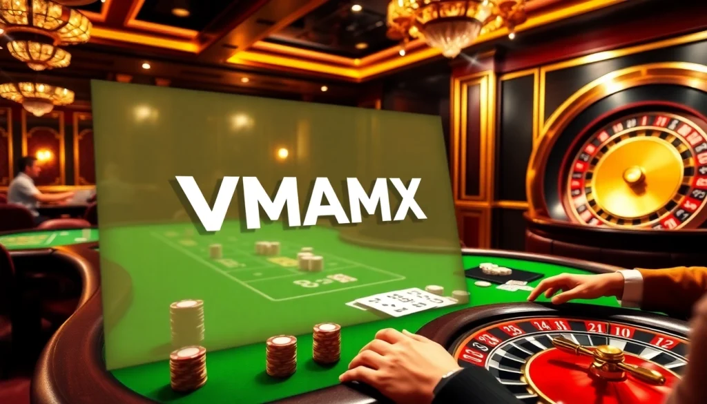 Experience the thrill of VMAX bet with lively casino gaming and vibrant visuals.