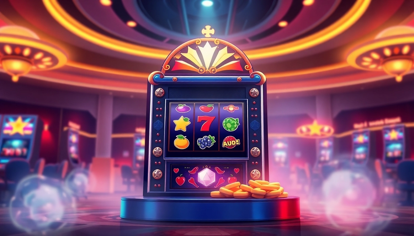 Menangkan permainan slot depo 5k dengan mesin slot menawan di lingkungan kasino daring.