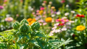 Buy charlotte's web flower for sale, showcasing vibrant buds in botanical garden setting.