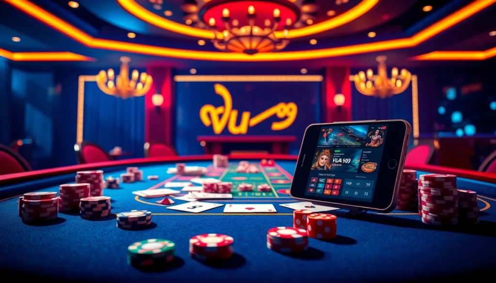 Players engage in thrilling games at Vua99's exciting online casino platform.
