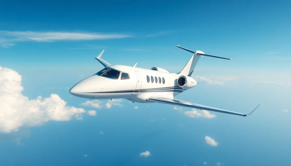 Book a luxurious flight with https://flymarquis.com showcasing a private jet in flight.