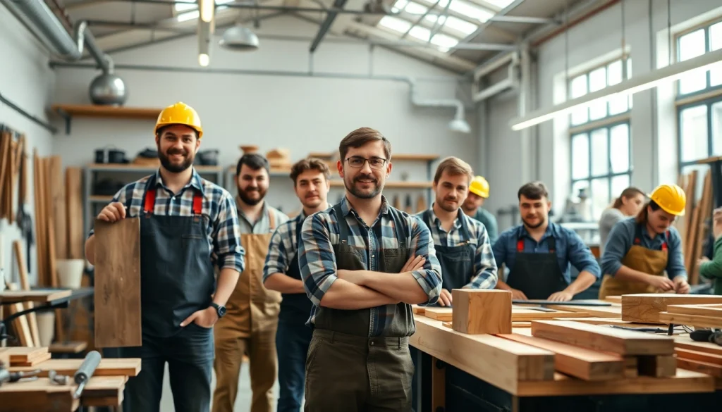 Trouver un artisan qualifié grâce à l'annuaire artisan, avec des professionnels à l'œuvre.