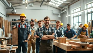 Trouver un artisan qualifié grâce à l'annuaire artisan, avec des professionnels à l'œuvre.