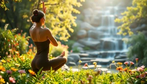 orbitnix.com에서 요가 수업 중인 강사의 힐링 순간을 포착한 이미지