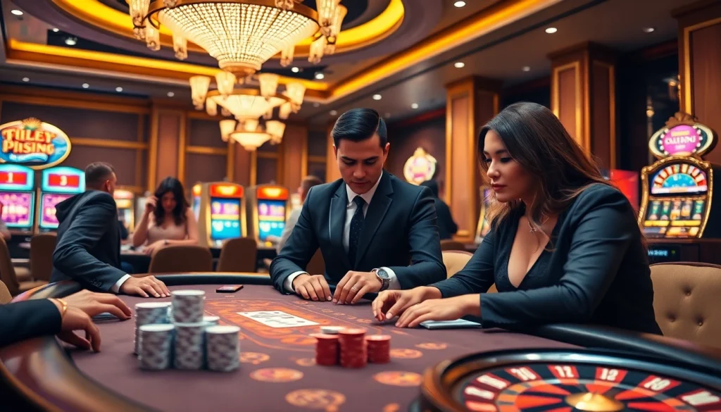 Engaging scene at https://rr88.wales/ showcasing dynamic casino gaming with exciting gameplay elements.