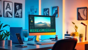 Dynamic workspace showcasing the innovative capabilities of Nano Banana Pro AI editing tool.