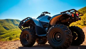 Discover a rugged used ATV near me in a stunning outdoor setting.