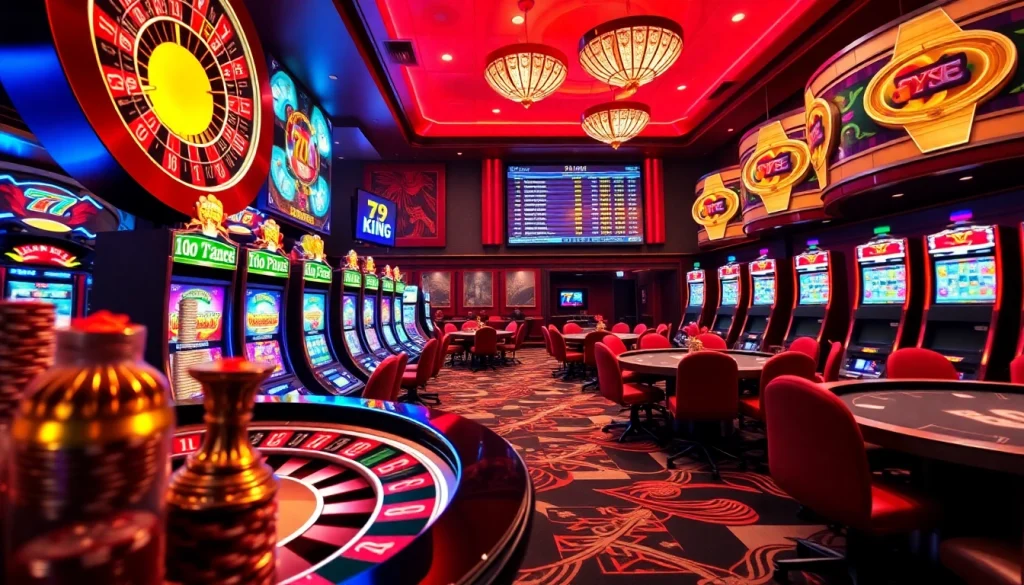 Experience thrilling gameplay at 79king with vibrant casino designs and dynamic gaming elements.