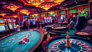 Experience the ultimate address collection for gambling sites in this vibrant casino scene.