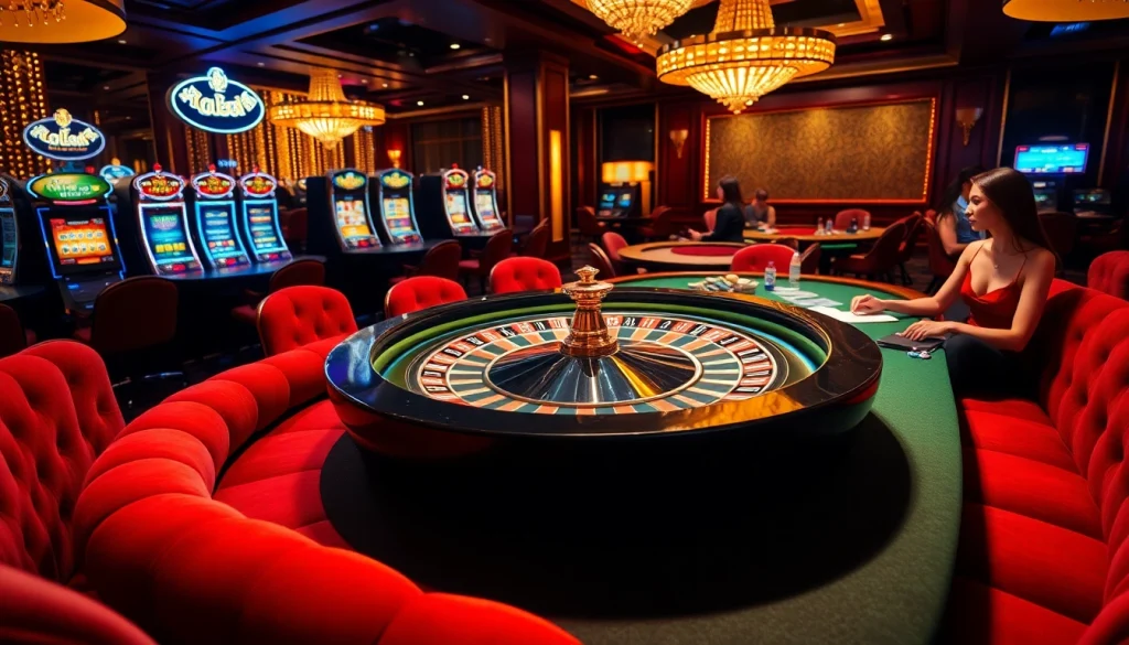 Experience the thrill of Go8 gambling at a luxurious roulette table.
