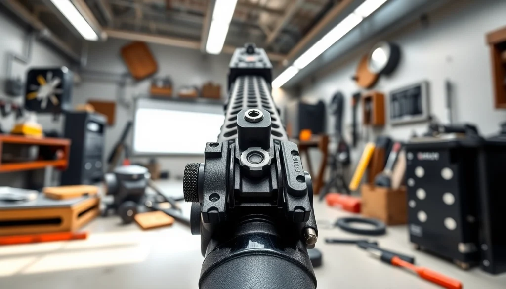 Install a super safety ar15 trigger in a professional workshop setup.