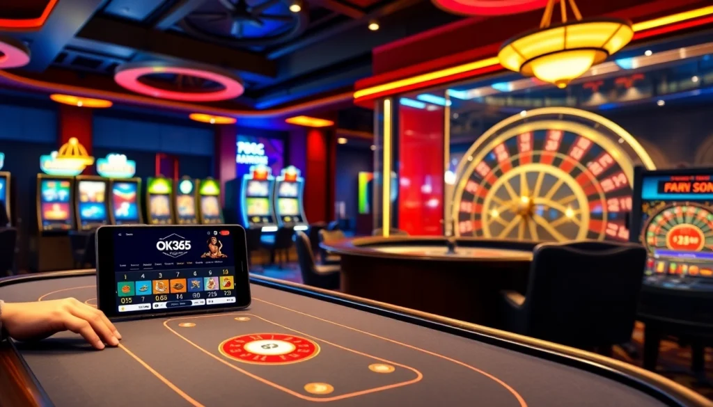 Experience the thrill of online gambling with OK365 Trang chủ, featuring engaging games and high-stakes action.