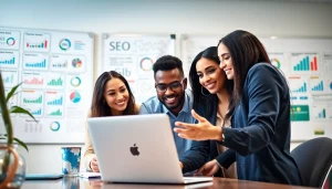 Boost your website's visibility with a professional team working on SEO strategies.