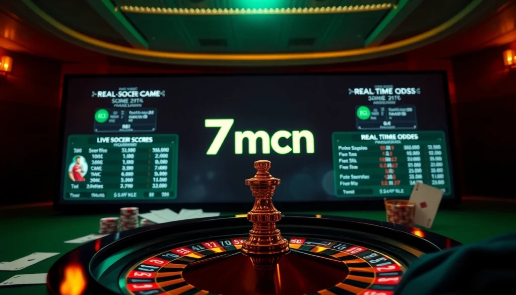Experience thrilling online betting with 7mcn's live soccer odds and luxurious casino elements.