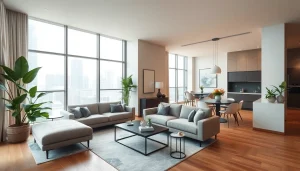 Discover a modern condo interior at https://newdeveloperlaunch.sg, featuring sleek design and natural light.