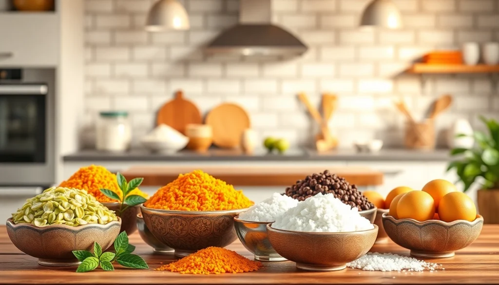 Visualizing fournisseur d édulcorants with colorful sugar alternatives in a bright kitchen setting