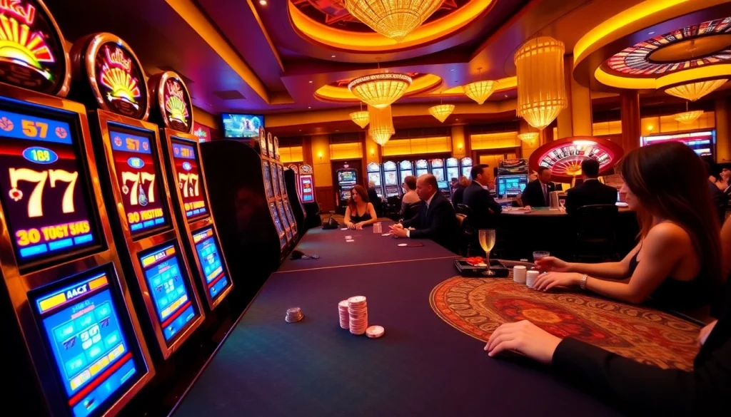 Win big at the casino with seven77 on vibrant slot machines and exciting poker games.