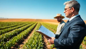 Expert agricultural law attorney assisting farmers with legal insights in the field.