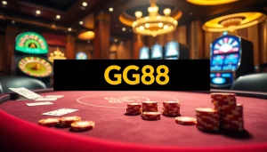 Experience thrilling gameplay with GG88's stunning casino visuals and vibrant gaming elements.