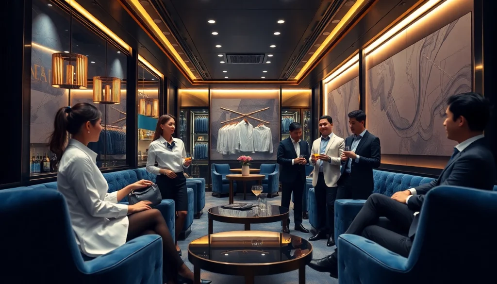 Inside the stylish Suwon shirt room featuring elegant decor and attentive service, representing gdmc.bio.