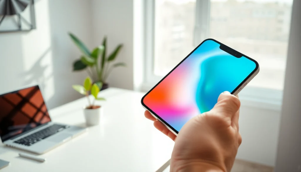 Análisis del iPhone 13 precio con diseño moderno y detalle vibrante en un entorno profesional.