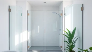 Shop premium shower doors UK with sleek designs and modern finishes for your bathroom.