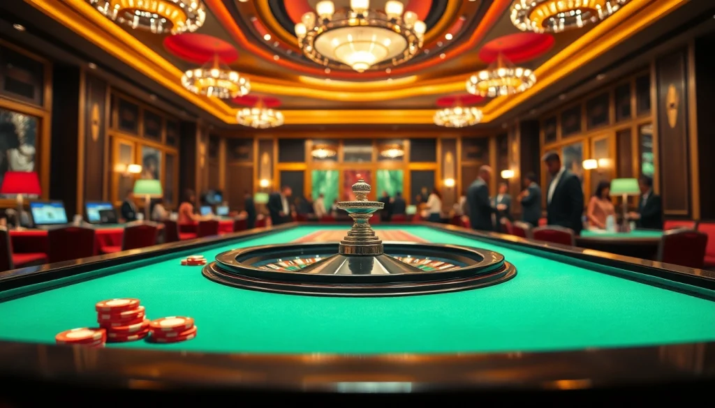 เสน่ห์ของคาสิโน tiger24 ที่โต๊ะรูเล็ตพร้อมชิปและบรรยากาศเร้าใจ