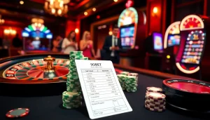 Experience sbobet link alternatif excitement with vibrant casino tables and engaged players.