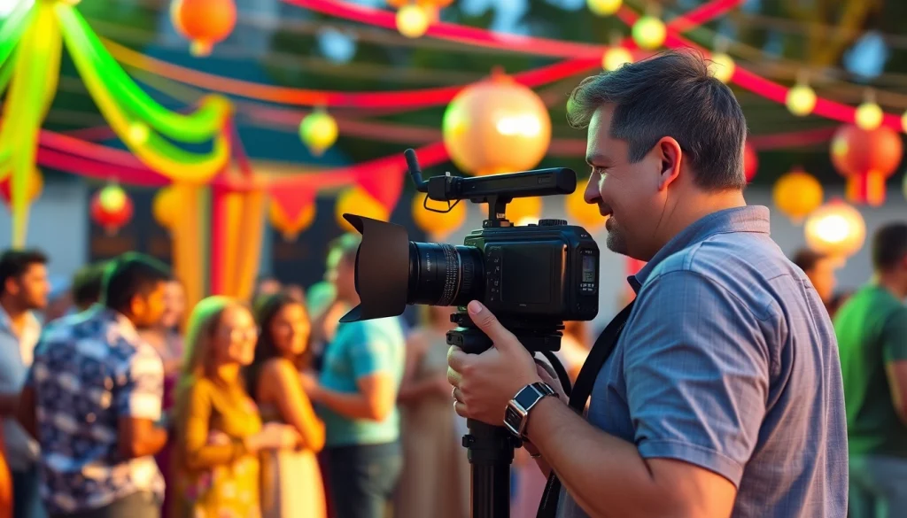Engaging moment captured by a Phoenix videographer at a lively outdoor event.