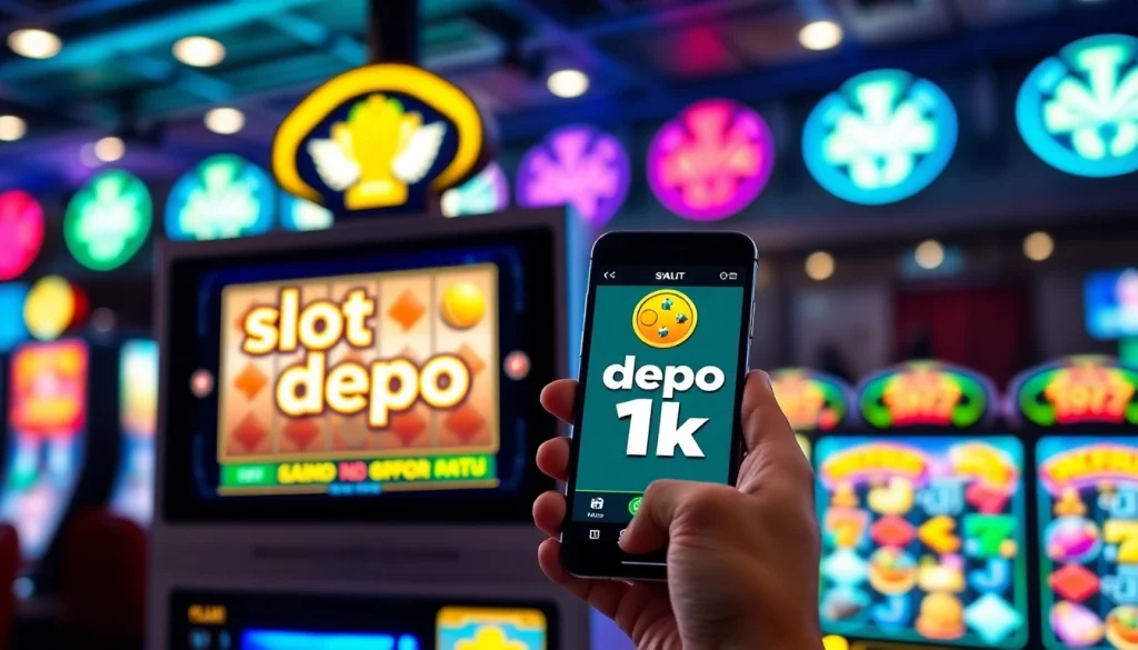 Menangkan dengan slot depo 1k saat bermain game slot online yang menarik.