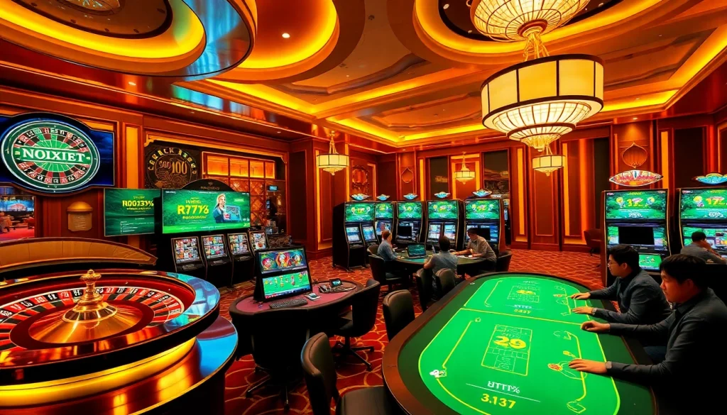 Experience excitement with aplikasi Naga169 as players engage in vibrant slot machines.