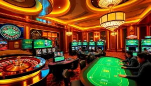 Experience excitement with aplikasi Naga169 as players engage in vibrant slot machines.