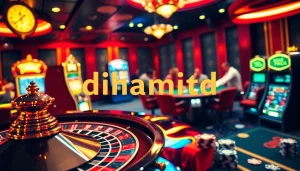 Experience the thrill of dinamit4d with luxury casino elements enticing players to win big.