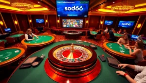 Experience thrilling gameplay at https://sodo66new.com with luxurious casino elements and engaging players.