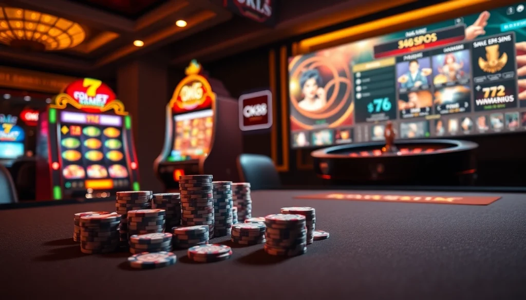 Experience high-stakes excitement at https://ok88.tech/ with vibrant casino games and engaging betting options.