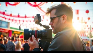 Capture moments with a talented Phoenix videographer at a lively outdoor event.