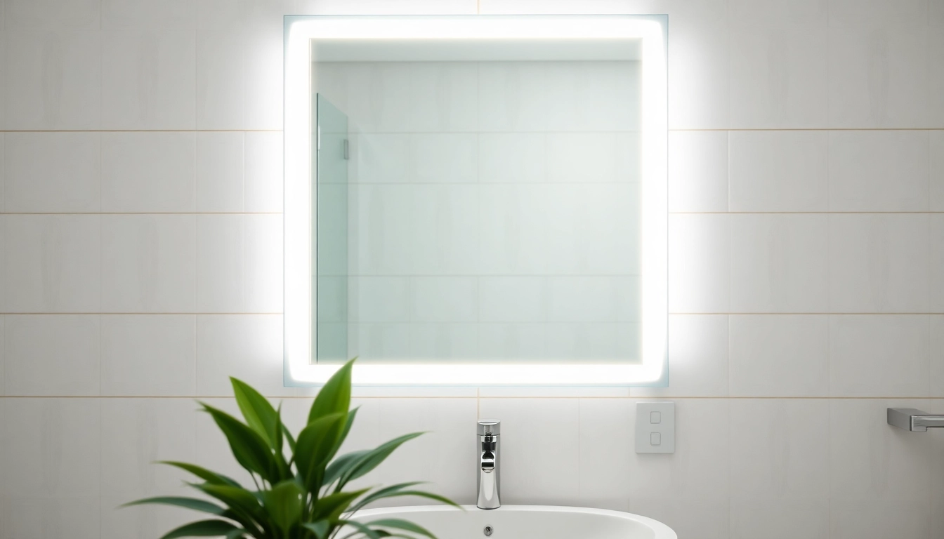Enhance Your Space with a Stunning Bathroom Mirror with LED Light