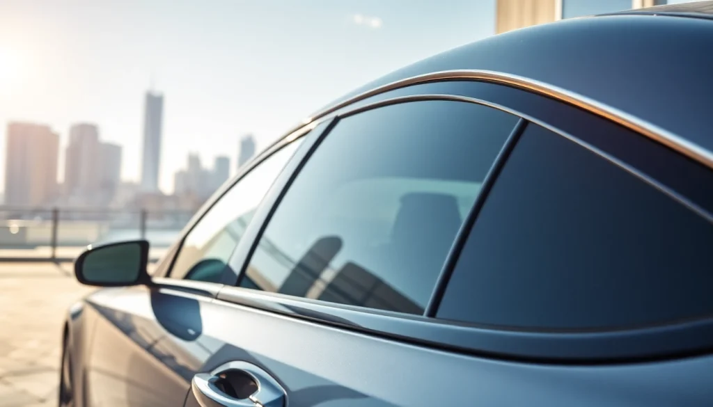 Showcase of window tint near me on a stylish car, highlighting clarity and premium service.