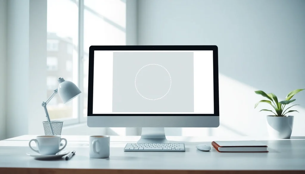 Easily crop image in circle using an online tool on a sleek workspace interface.