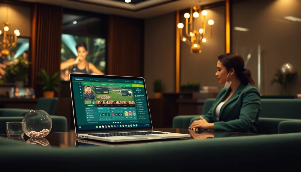 Experience a secure online betting environment with 슈어맨, showcasing a luxury casino interface.