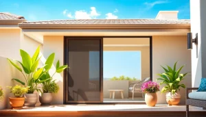 Installare zanzariere moderne in un ambiente domestico luminoso e accogliente.