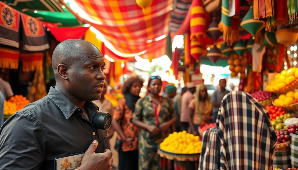 Engaging local stories from the heart of Kenya News Today in a vibrant Nairobi marketplace.