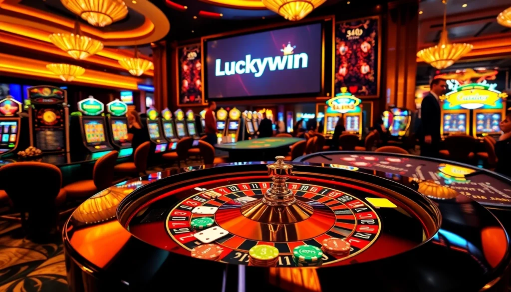 Experience the excitement at Luckywin with vibrant casino games and high-stakes gambling.