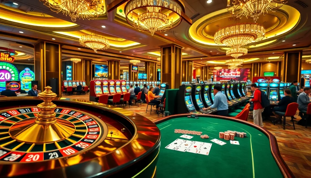 Experience the thrill of betting at Nhà cái uy tín QQ88 in a luxurious casino atmosphere.