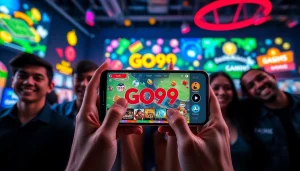 Exciting gaming experience with the GO99 app showcasing betting features and vibrant atmosphere.